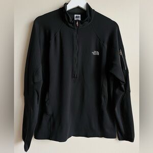 The North Face Men's L Black Quarter Zip Sweater